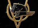 ULTRAVOX rare Rage in Eden tour 1981 TIE PIN BADGE