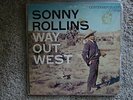 SONNY ROLLINS WAY OUT WEST LP ON CONTEMPORARY(ORIG)