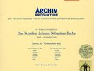 2 BACH RED DGG PIERRE FOURNIER Suite Cello Solo 3-4-5-6