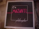 MAZANTI Philosopher private '79 Hard Psych Prog. RARE
