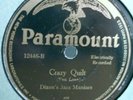 35) 78 RPM   DIXON'S JAZZ MANIACS   PARAMOUNT 12446    