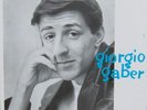 RARE GIORGIO GABER ITALIAN 60'S LP