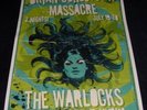 Original BRIAN JONESTOWN MASSACRE poster art signed &no