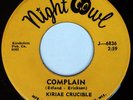 rare Garage Psych Rock 45 KIRIAE CRUCIBLE on NIGHT OWL