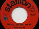 Rare Northern Soul TRADE MARTIN she put the hurt on 45