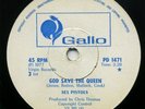 VERY RARE Sex Pistols God Save Queen SOUTH AFRICAN 45