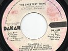 CHANNEL 3 sweetest thing DAKAR modern northern soul 45