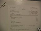 THE RAMONES END OF THE CENTURY TEST PRESSING LP