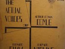 Actual Voices Arthur Conan Doyle, Bernard Shaw, Kipling