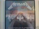Autographed Metallica Master of Puppets LP