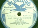 41)     78 RPM   WALTER DAVIS   BLUEBIRD 5361    