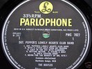 Beatles SGT PEPPER UK LP MONO 1st Press EX+ Y/BLACK