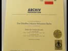 Bach Cello Suites Fournier Archiv Red Stereo SAPM 3 LPs