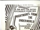 Nightmares From The Underworld CDN 60's Punk LP Vol 1.