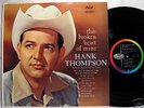 HANK THOMPSON  This Broken Heart Of Mine  1960 ORIG, NM