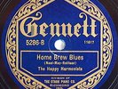 THE HAPPY HARMONISTS *Rare JAZZ 78  GENNETT Label #5286