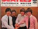 THE BEATLES  PAPERBACK WRITER 7 / 45 EP PORTUGUESE RARE