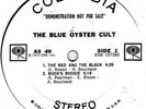 rare BLUE OYSTER CULT promo only white label live EP