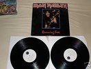 IRON MAIDEN RUNNING FREE RARE 2 LIVE LP SET EX+COND