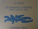 SANDOR VEGH / BACH sonatas & partitas  / VALOIS