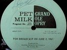 PET MILK Grand Ole Opry RADIO SHOW 6/1961 ERNEST TUBB
