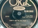 25)    78 RPM     ELIZABETH JOHNSON    OKEH 8593    