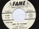 JAMES BARNETT PROMO 45 KEEP ON FAME 1001 NORTHERN SOUL