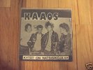 Kaaos/ Cadgers Split- P Tuotanto RARE Finnish 80s PUNK