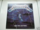 METALLICA: Ride The Lightning LP 1984 WHITE LABEL PROMO