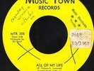 NORTHERN SOUL 45: DETROIT SOUL 'All Of My Life' US 7