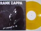 RARE Frank Zappa Got Zapped in 76 Yellow Vinyl LP