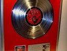 New Model Army Platin Schallplatte Platinum Record