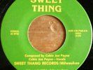 COBIE JOE PAYNE Sweet Thing funk 45 SWEET THANG hear