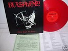 Blasphemy Fallen Angel Of Doom Rare LP on BLOOD RED wax
