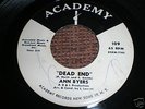 ANN BYERS * Dead End * Rar Northern Soul 45 on ACADEMY