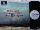 KLEMPERER - Mahler Symph. No.4 //COLUMBIA SAX STEREO LP