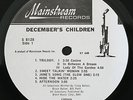 DECEMBER'S CHILDREN Same US Orig LP 1st Mainstream WLP
