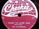 THE FLAMINGOS  *Rare Doo-Wop 78  CHECKER Label #821  E+