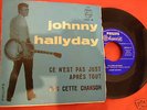 Johnny Hallyday 45 ce n est pas just apres tout italy