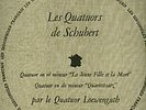 LES DISCOPHILES FRANCAIS/THE LOEWENGUTH QUARTET