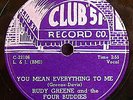 RUDY GREENE+THE FOUR BUDDIES 78* CLUB 51 Label #C-103