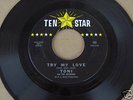 RARE NORTHERN SOUL TONI & SHOWMEN TRY MY LOVE- TEN STAR