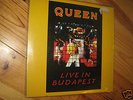 Queen Live in Budapest Red/White Vinyl Record LP Ltd Ed