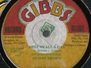 DENNIS BROWN  /  RARE ROOTS REGGAE SHAKA DUB 12” Listen