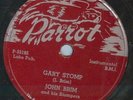 78-BLUES-JOHN BRIM-GARY STOMP/TOUGH TIMES-PARROT-RARE