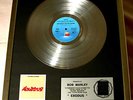 BOB MARLEY GOLDENE/PLATIN SCHALLPLATTE/ GOLD RECORD