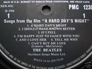 BEATLES : A HARD DAY'S NIGHT, 2nd PRESS, RARE FONT MINT