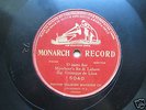 Guiseppe DeLuca O casto fior Monarch Record 78 RPM RARE