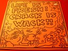 BIPO Crack Is Wack Keith Haring Art 12 Hip Hop Rap lp