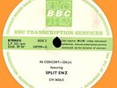 BBC TRANSCRIPTION LP - SPLIT ENZ   (IN CONCERT # 236)